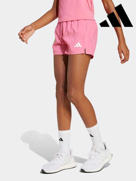 adidas Pink Train Essentials FlowerPrint Shorts (AH5214) | £18