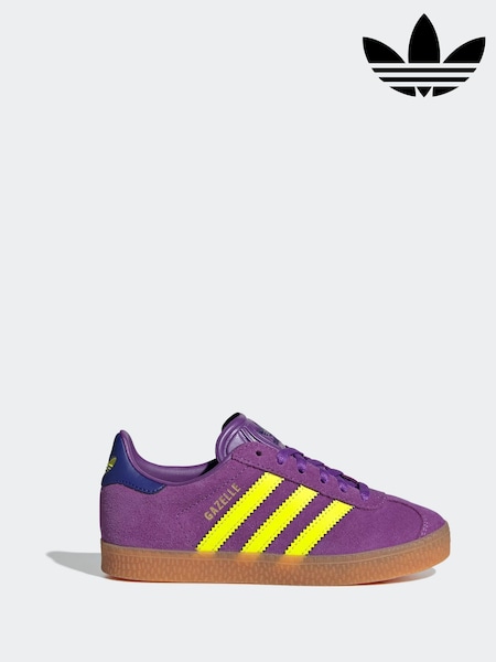 adidas Originals Purple Light Gazelle Trainers (AH5364) | £45
