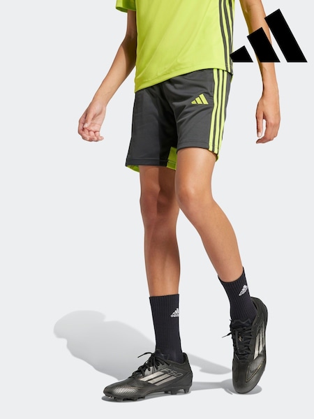adidas Light Grey Tiro Essentials Shorts (AH5373) | £13