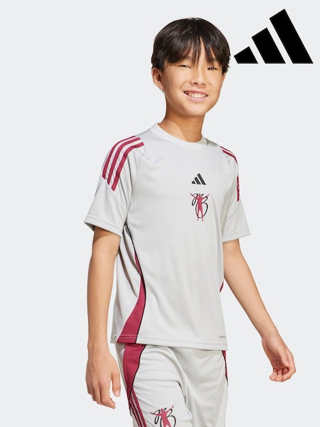 adidas Grey Jude Bellingham Training Jersey (AH5421) | £23
