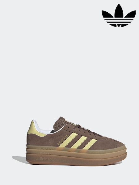 adidas Originals Brown Gazelle Bold Trainers (AH5626) | £95