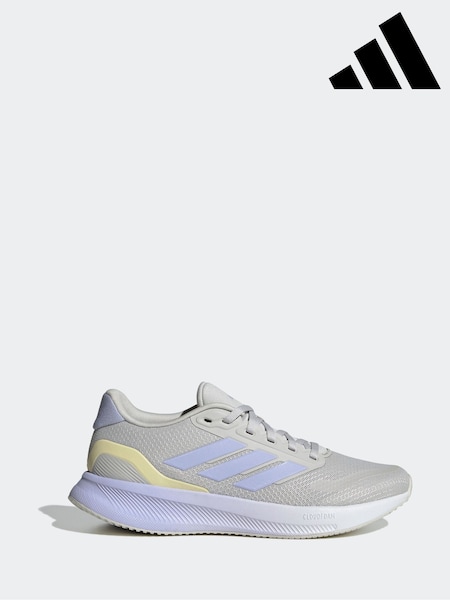 adidas Grey Runfalcon 5 Trainers (AH5630) | £50