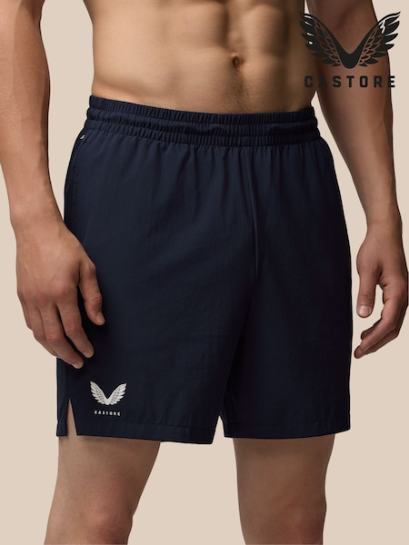 Castore Blue Stretch Woven Shorts (AH5786) | £36