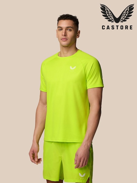 Castore Green AOP Short Sleeve T-Shirt (AH5789) | £32