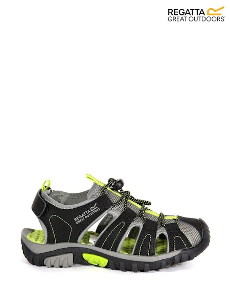 Regatta Black Kids Westshore Lightweight Walking Sandals (AH6085) | £28