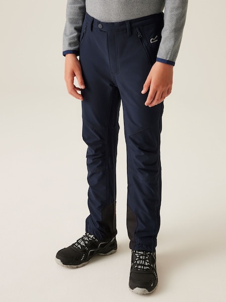 Regatta Blue Kids Tech Mountain Walking Trousers (AH6119) | £35