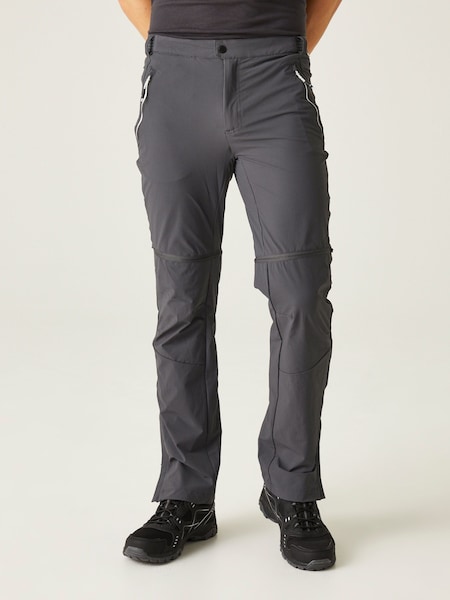 Regatta Grey Mens Mountain Zip Off Walking Trousers (AH6209) | £84