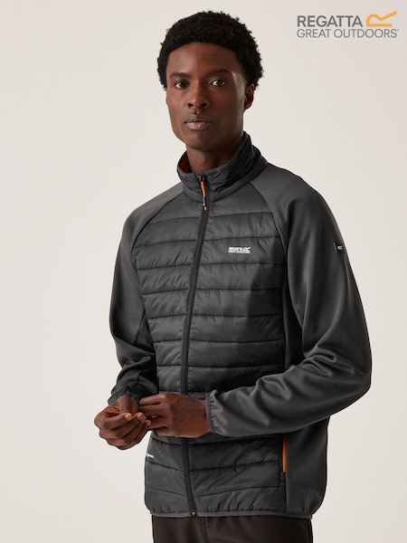 Regatta Grey Mens Clumber IV Hybrid Jacket (AH6247) | £42