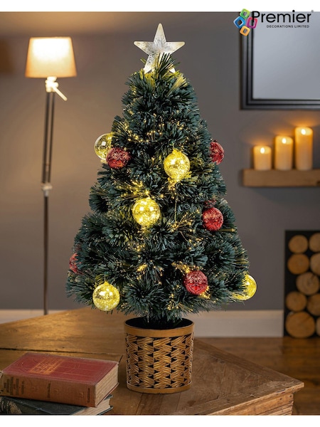 Premier Decorations Ltd 2.6ft Pre Lit Christmas Tree (AH6401) | £64