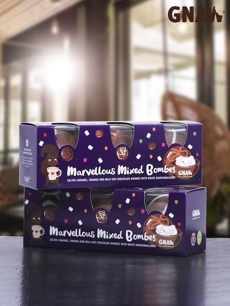 Gnaw 2 Pack of Marvellous Mixed Hot Chocolate Bombes (AH6415) | £20