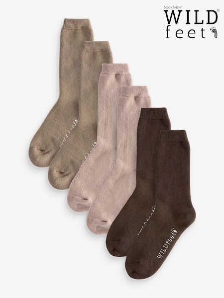 Wild Feet Natural Thermal Boot Socks (AH6755) | £16