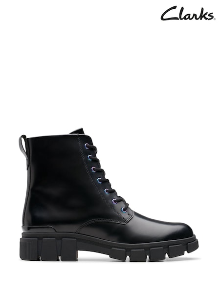 Clarks Black Standard Fit (F) Evyn Top Boots (AH6815) | £56 - £58