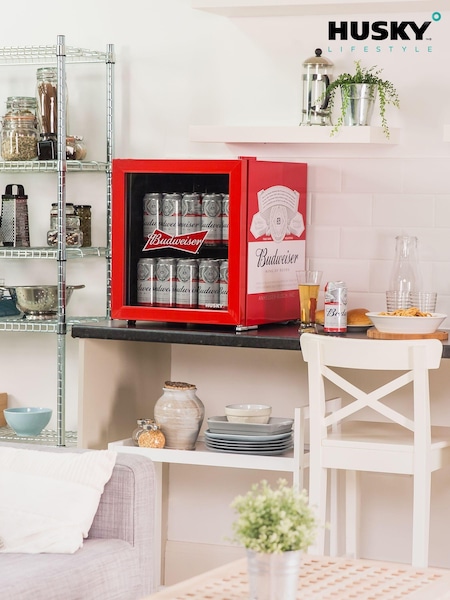 Husky Red Budweiser Drinks Cooler (AH6980) | £250