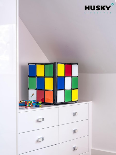 Husky Black Rubik's Cube Mini Fridge (AH6996) | £250