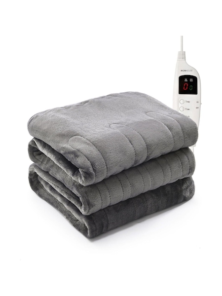 MONHOUSE Beige Premium King Soft Fleece Fitted Heated Mattress Cover (AH7010) | £90