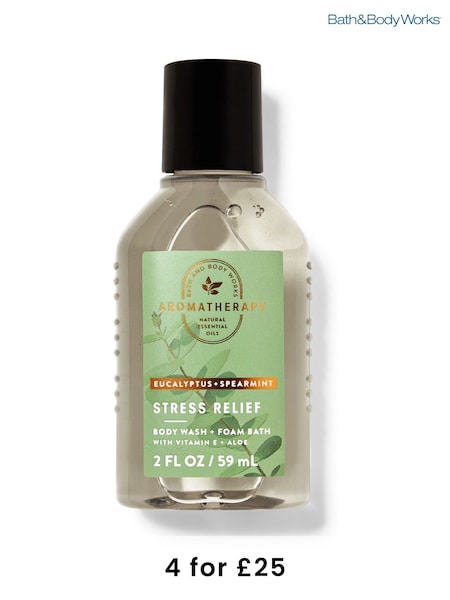 Bath & Body Works Eucalyptus Spearmint Travel Size Body Wash and Foam Bath Shower Gel 2 fl oz / 59 ml (AH7182) | £9
