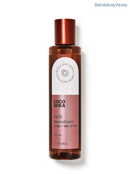 Bath & Body Works Coco Shea Rich Moisture Body Oil 6.3 oz / 186 mL (AH7398) | £24
