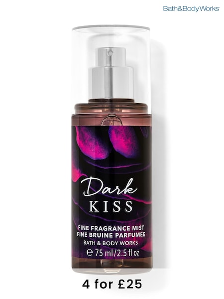 Bath & Body Works Dark Kiss Travel Size Fine Fragrance Body Mist 2.5 fl oz / 75 ml (AH7793) | £10