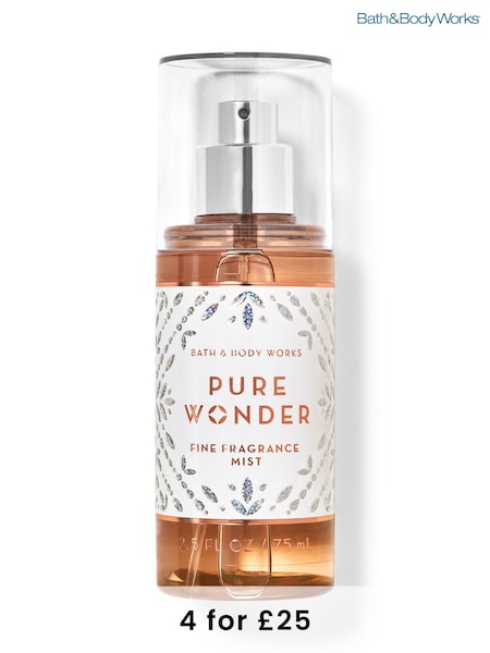 Bath & Body Works Pure Wonder Travel Size Fine Fragrance Body Mist 2.5 fl oz / 75 ml (AH7930) | £10