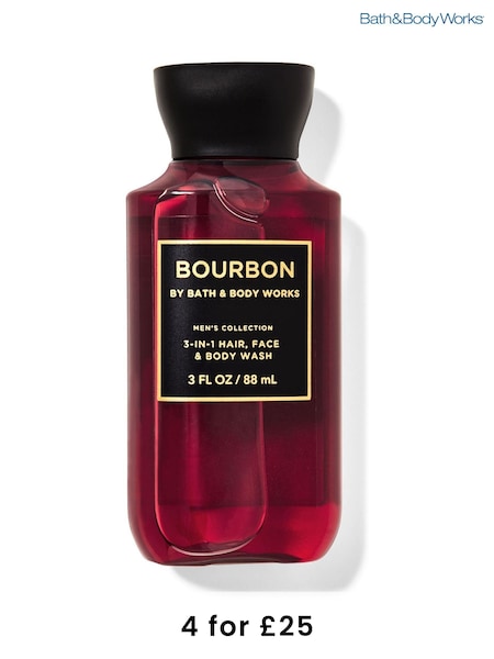 Bath & Body Works Bourbon Travel Size Body Wash 3 fl oz / 88 ml (AH7995) | £9