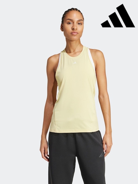 adidas Yellow Designed For Training vest (AH8043) | £28