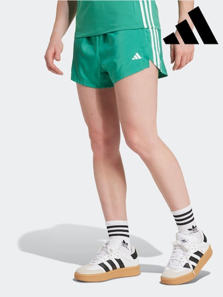 adidas Olive Green Hyperglam Woven Shorts (AH8156) | £23