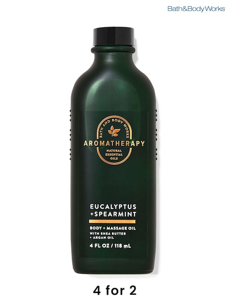 Bath & Body Works Eucalyptus Spearmint Body and Massage Oil 118 ml (AH8162) | £24
