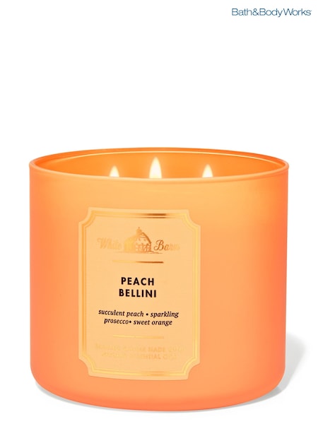 Bath & Body Works Peach Bellini Cake 3-Wick Candle 411 g (AH8981) | £29.50