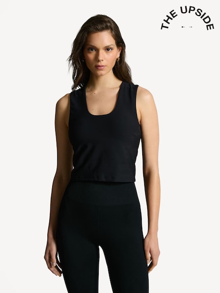 The Upside Black Onyx Kori Crop Tank (AH9603) | £70