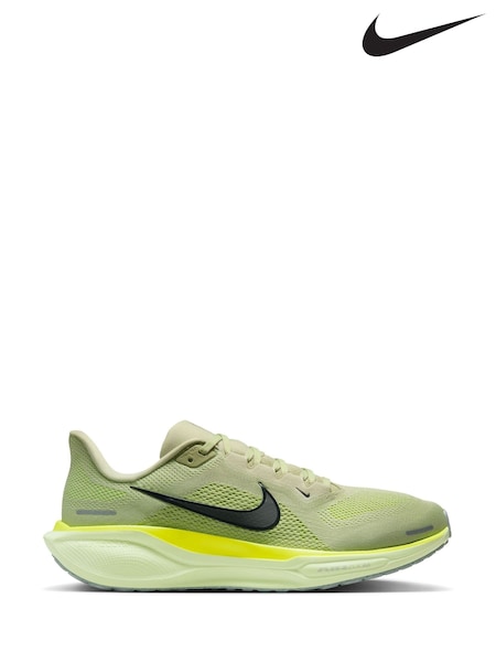 Nike Green Pegasus 41 Road Running Trainers (AH9614) | £130