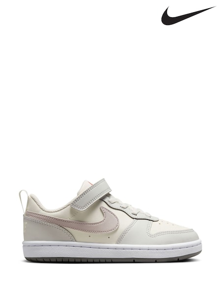 Nike Off White Grey Junior Court Borough Low Recraft Trainers (AH9906) | £38