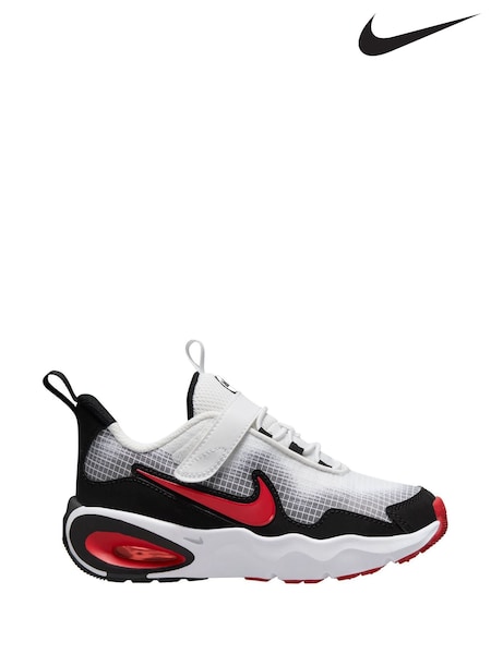 Nike White Black Red Junior Air Max Nova Trainers (AJ0087) | £50