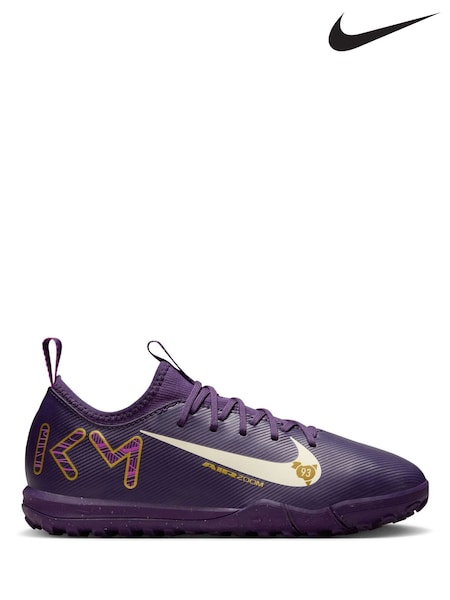 Nike Purple Kids Mercurial Vapor 16 Kylian Mbappe Turf Football Boots (AJ0106) | £65