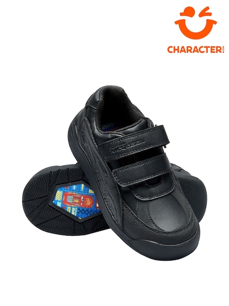 Character Black Disney Cars Lightning McQueen School Shoes (AJ0454) | £25
