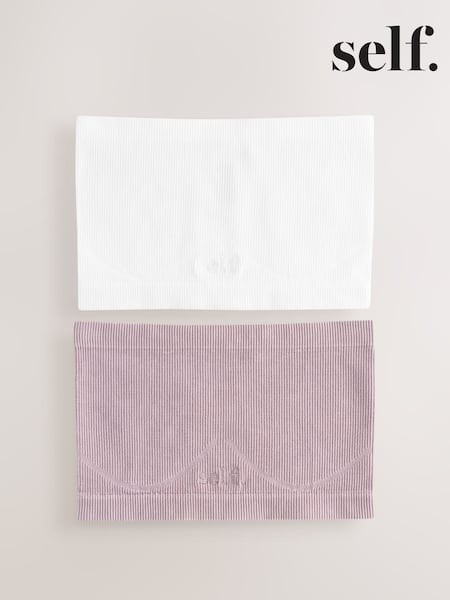 self. Mauve Seamfree Bandeau Bra (AJ0534) | £12