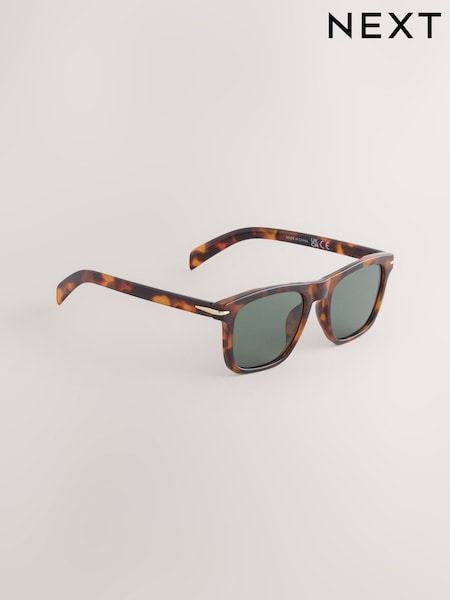 Tortoiseshell Brown Sunglasses (AJ0905) | £0