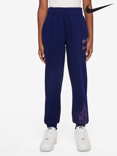 Nike Blue Void Kylian Mbappe Club Fleece Football Joggers (AJ1191) | £45