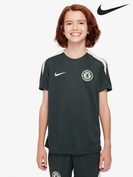 Nike Green Chelsea FC Strike Football T-Shirt (AJ1195) | £33