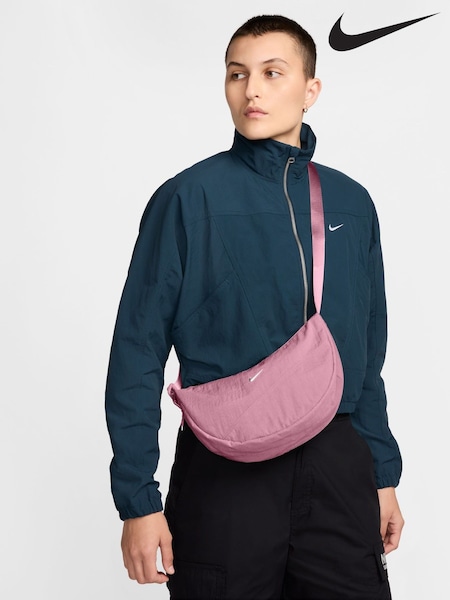 Nike Elemental Pink Aura Crescent Cross-Body Bag (AJ1197) | £33