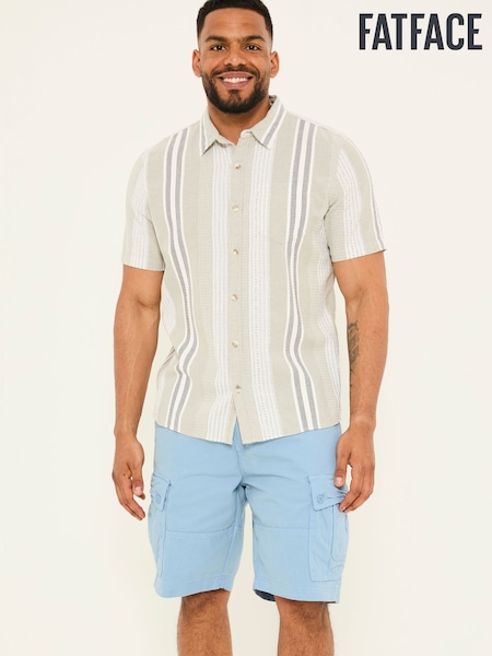 FatFace Breakyard Blue Cargo Shorts (AJ1372) | £49.50