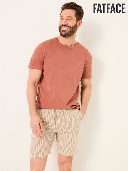 FatFace Seaton Natural Stripe Pull On Shorts (AJ1391) | £42
