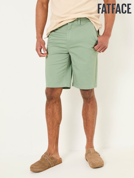 FatFace Mawes Green Chino Shorts (AJ1394) | £44