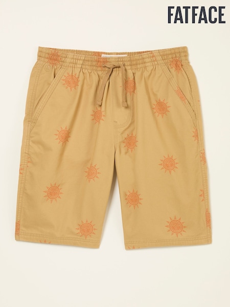 FatFace Seaton Yellow Sun Pull On Shorts (AJ1400) | £42