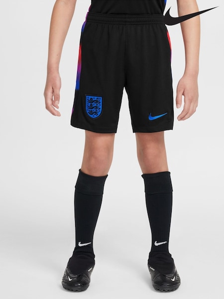 Nike Black England Stadium Away Football Shorts (AJ1414) | £33