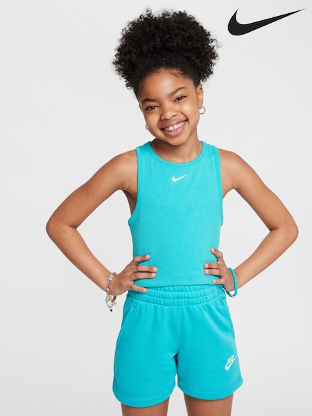 Nike Cactus Blue Sportswear Ribbed Tank Top (AJ1417) | £28