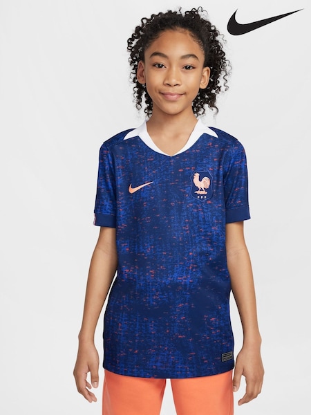 Nike Blue France Stadium Home Football Shirt (AJ1449) | £65