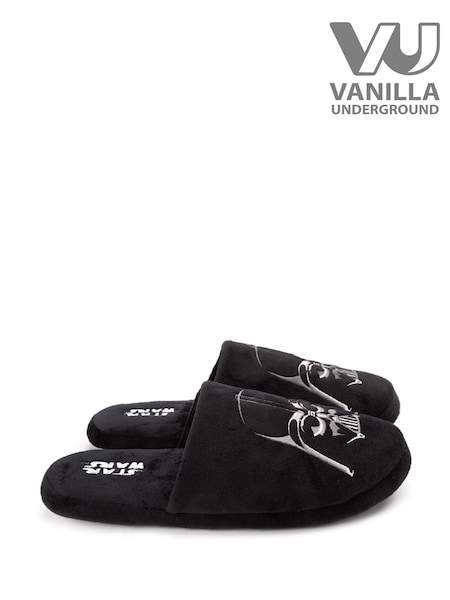 Vanilla Underground Black Slippers (AJ1502) | £17 - £20