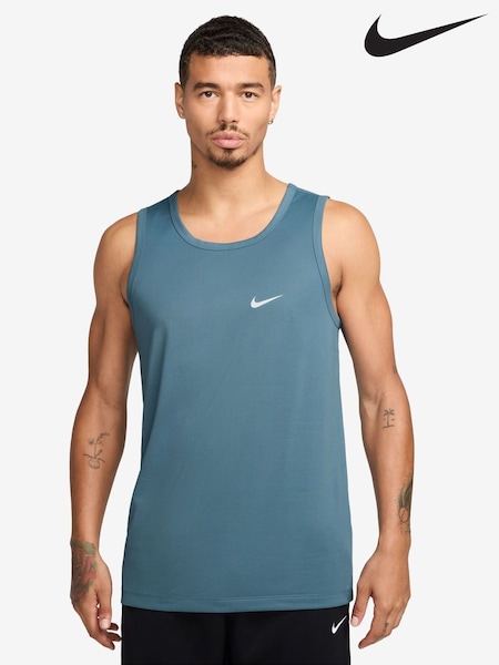 Nike Smokey Blue Dri-FIT Legend Training Vest Top (AJ1559) | £0