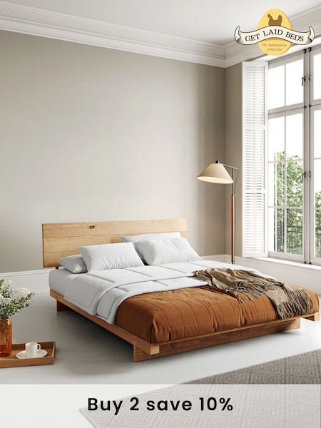 Get Laid Beds Natural Low Fuji Solid Wood Attic Bed (AJ1753) | £600 - £775