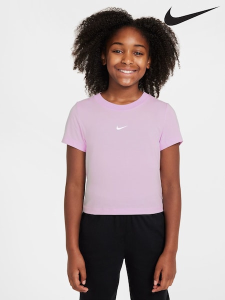 Nike Doll Lilac Cropped T-Shirt (AJ1783) | £23